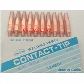 Béc hàn CO2 - 0.8mm x 45 (Sunshine)